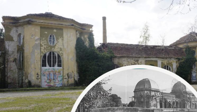 царско казино Вършец - РАЗРУХА: Дървета излизат от покрива на първото казино на Балканите