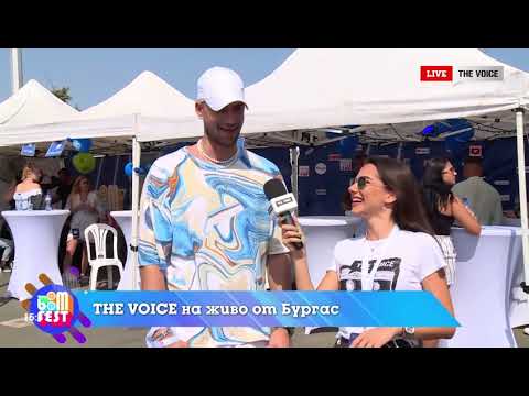 THE VOICE на живо от TEEN BOOM FEST 2022 Бургас: Интервю с Атанас Колев след саундчека [13]