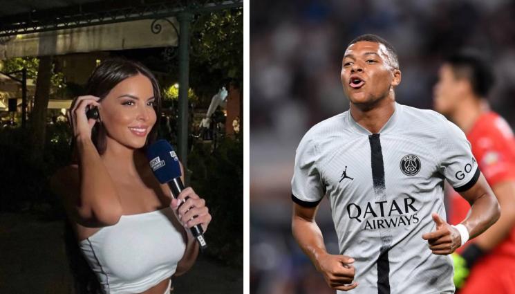 Килиан Мбапе - Муза на Мбапе подлуди мрежата. Италианска спортна журналистка пъчи пищни форми на плаж в Сардиния (СНИМКА)