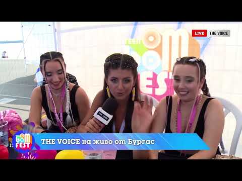 THE VOICE на живо от TEEN BOOM FEST 2022 Бургас: Интервю с EVA на фен шатрата ѝ [16]