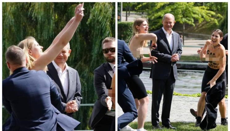 олаф - НЕДОВОЛСТВО: Германки спират руския газ с голи гърди