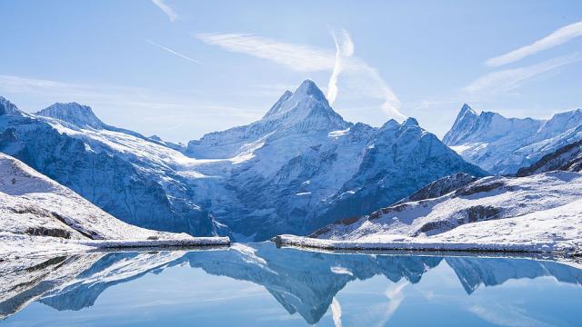 Швейцарските ледници са се свили наполовина от 1931 г. насам