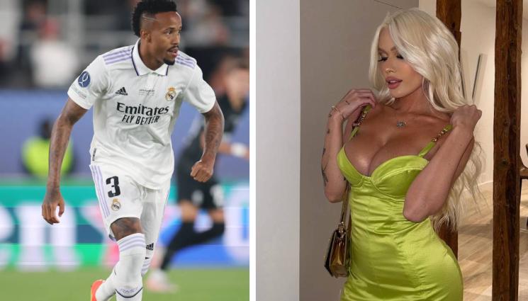 Милитао - Непознат бърка в пазвата на футболно маце (ВИДЕО)