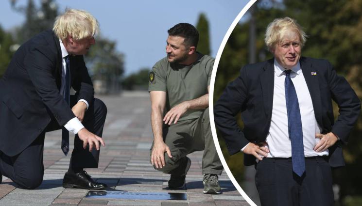 Джонсън - ГЕРОЙ: Украйна увековечи Борис Джонсън на 