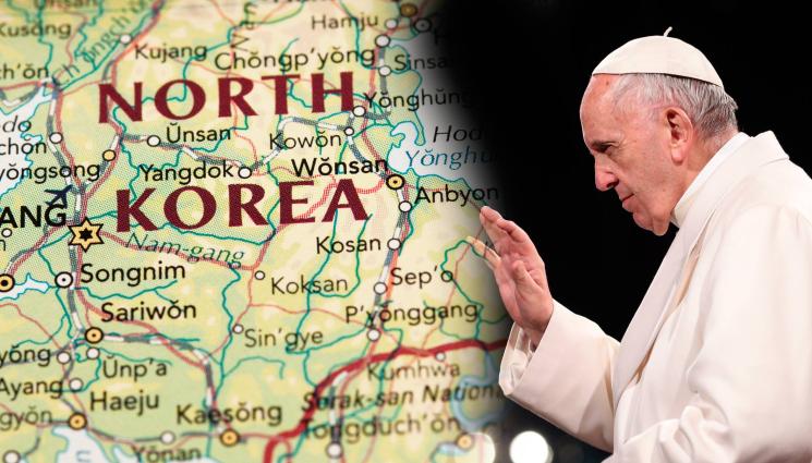 папа Франциск - Папа Франциск моли Северна Корея да го покани на посещение