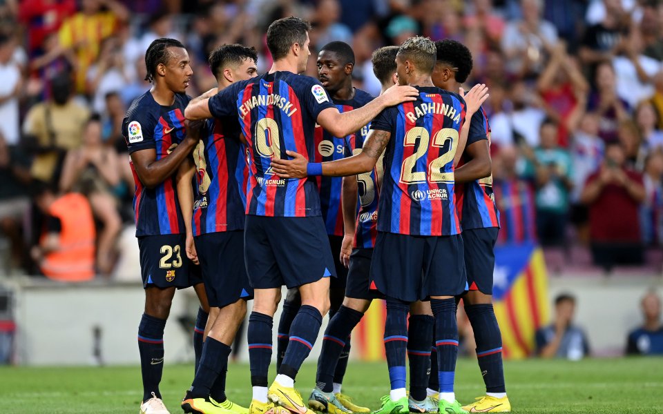 Отборите на Барселона и Реал Валядолид играят при в двубой