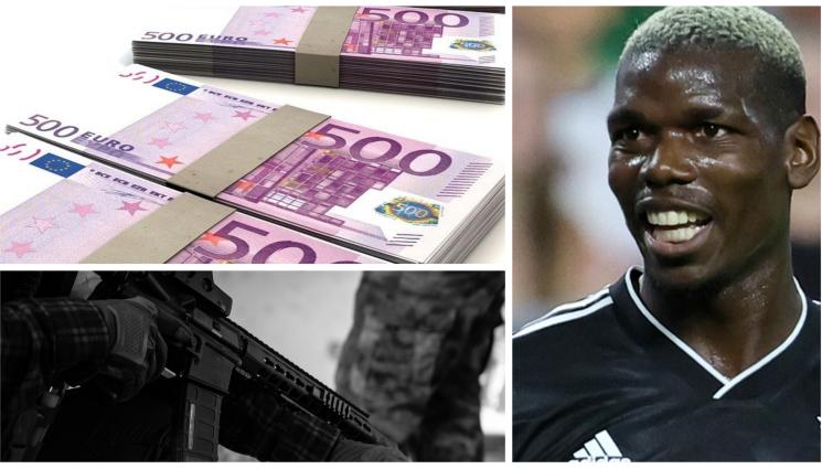 Погба Рекет - 13 МИЛИОНА ЕВРО РЕКЕТ ИСКА ОТ ПОЛ ПОГБА цяла банда изнудвачи, маскирани са стряскали френския национал с автомати М16 в Париж