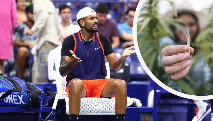 Ник Кириос - Най-големият скандалджия в тениса надуши марихуана на корта