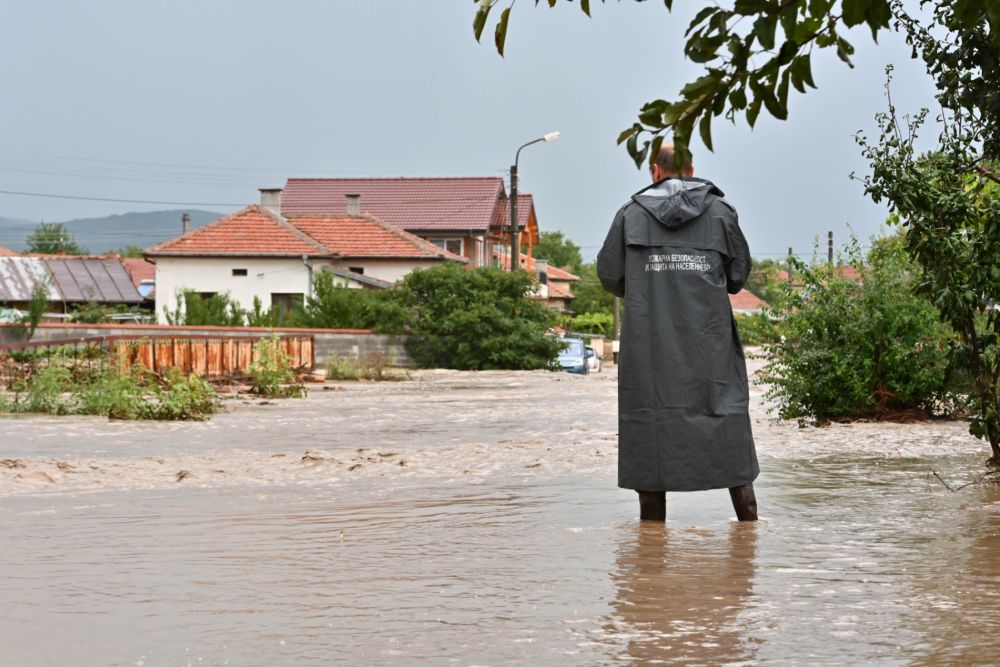 Наводнение в село Каравелово 