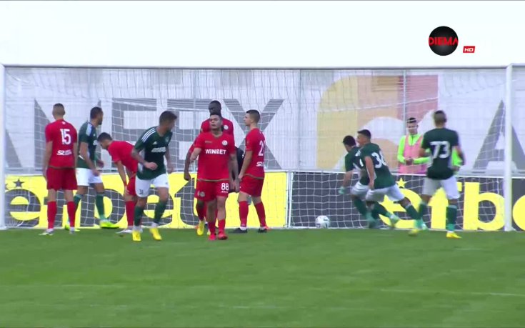 Пирин изравни в добавеното време на първата част