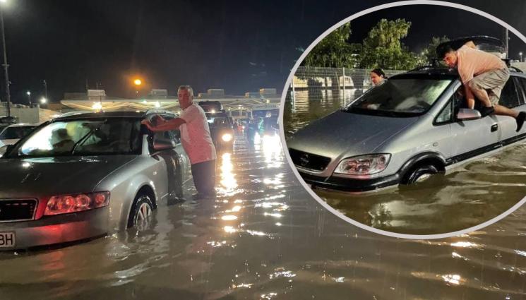 Капитан Андреево - БЕДСТВИЕ: Важен граничен пункт с Турция под вода (СНИМКИ)