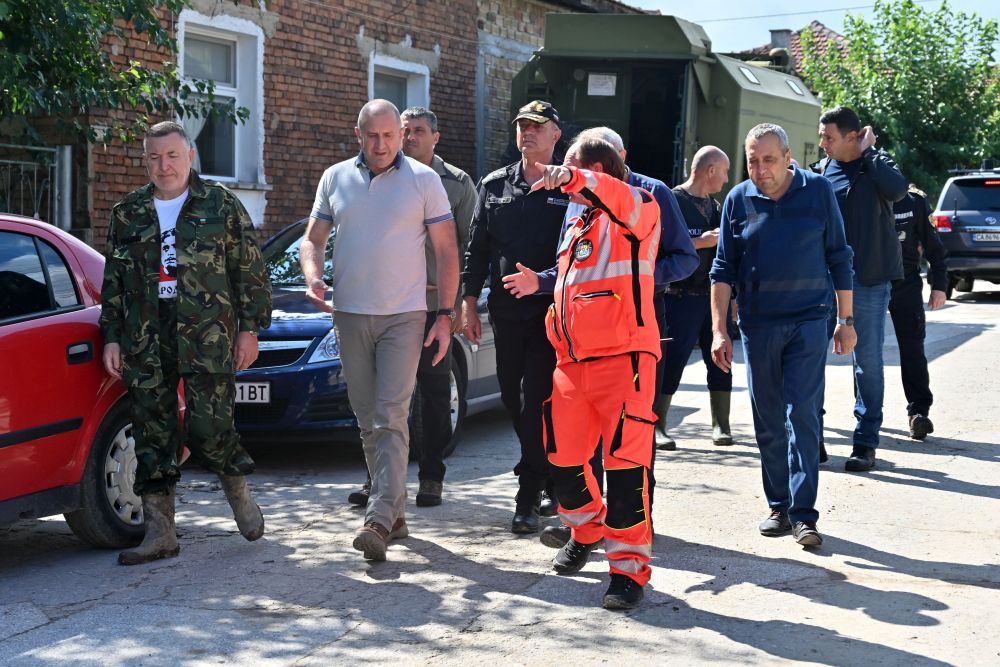 Румен Радев в Карловско