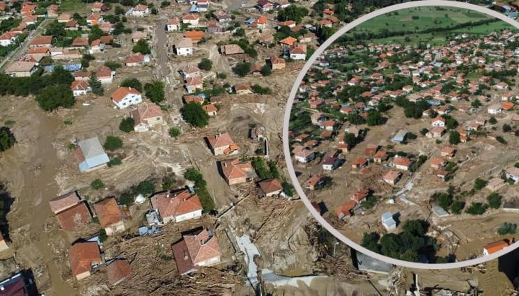 Каравелово - ВОДНИЯТ АД: Вижте мащаба на бедствието в Каравелово (СНИМКИ+ВИДЕО)
