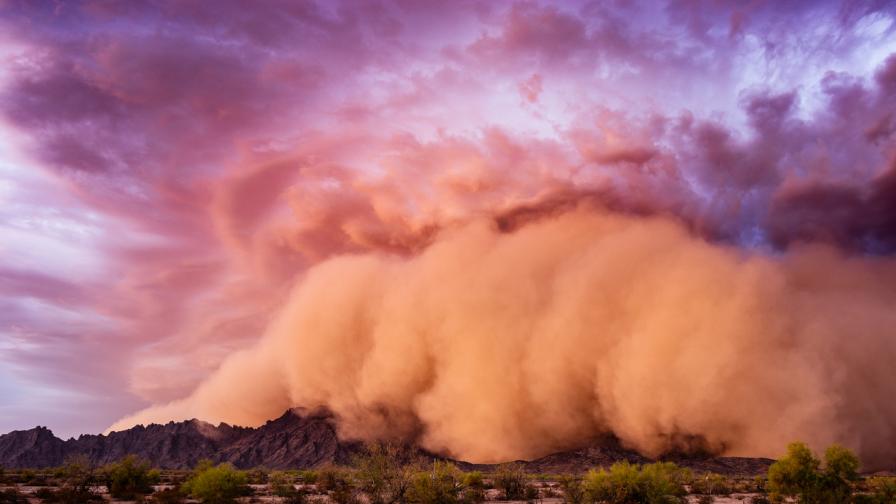 Гигантска прашна буря удари Аризона