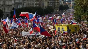 Над 70 000 души се събраха в чешката столица Прага