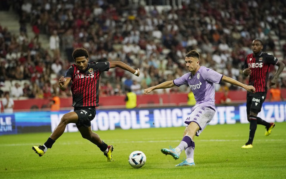 Монако надви Ница като гост в мач от шести кръг