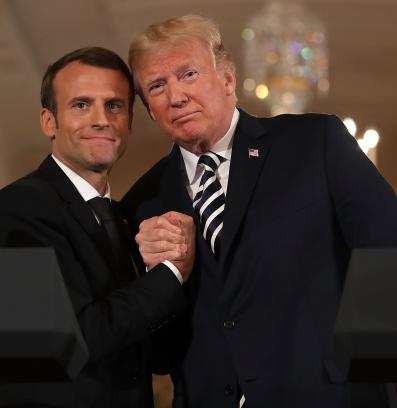 Тръмо и Макрон