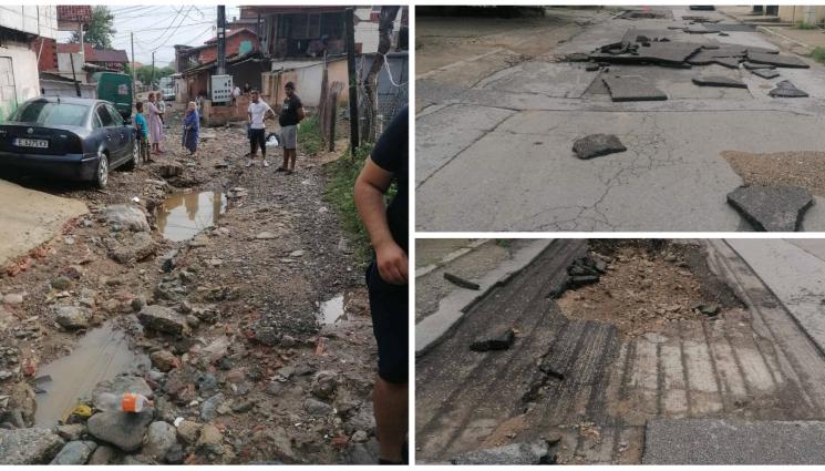 порой Петрич - НОВО ВОДНО БЕДСТВИЕ: Порой отнесе улици в Югозапада (СНИМКИ)