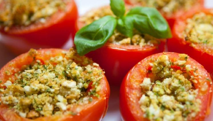 рецепти - Домати - пълнени и запечени по европейски