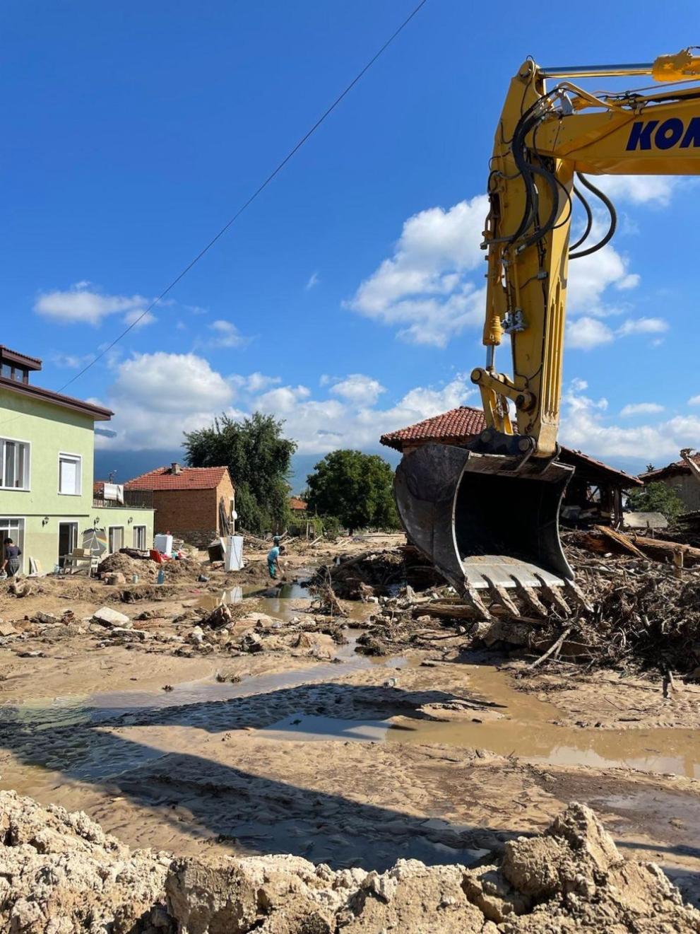  ВИСОКА СНИМКА наводнения Карловско 