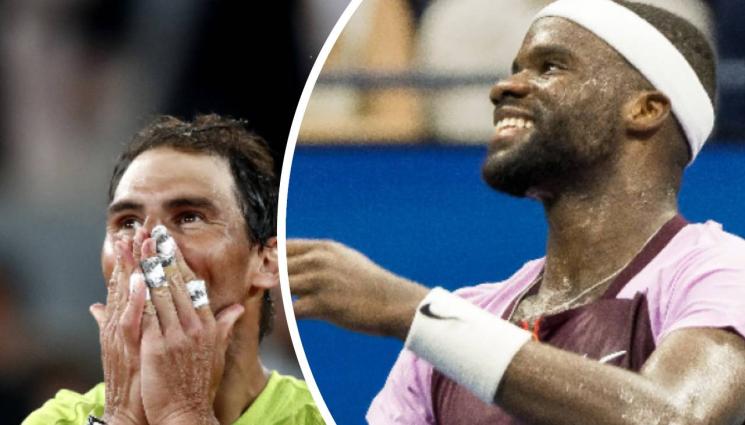 Франсис Тиафо - Франсис Тиафо изпрати Рафаел Надал от Ню Йорк