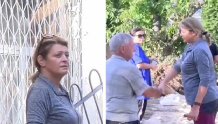 Десислава Радева - И Десислава Радева цъфна в наводнените карловски села. Запретна ръкави и се включи в разчистването им