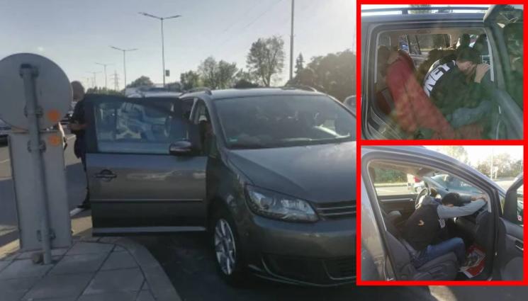 мигранти трафик - Така ли ни се отплащат? Украинка прекарва 9 сирийски бежанци, натъпка ги във ван