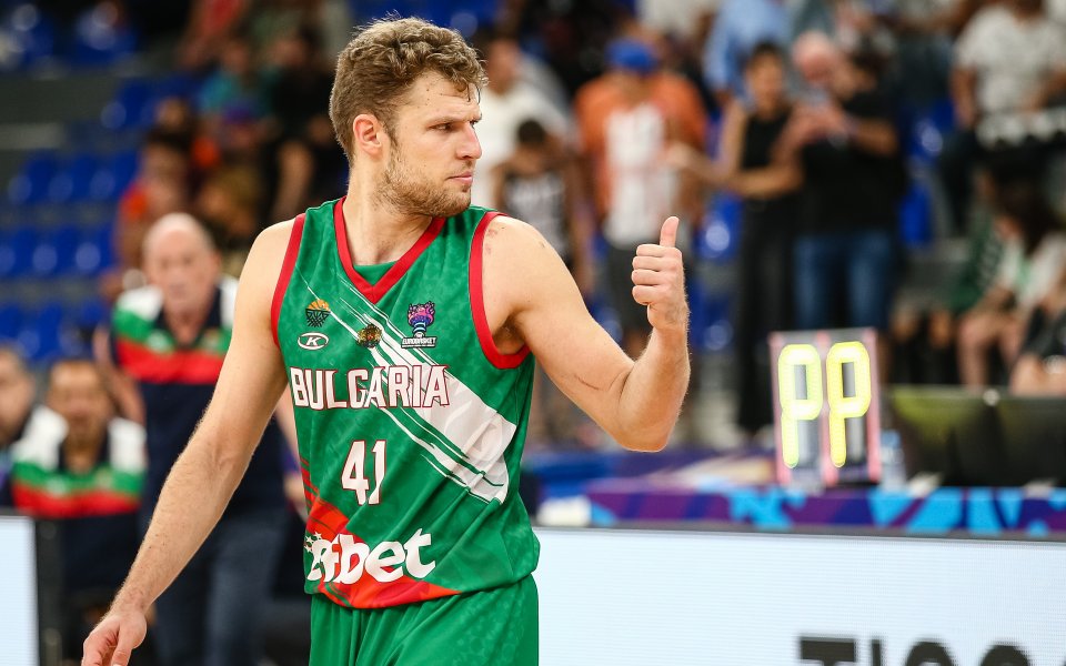 Голямата звезда на българския баскетбол – Александър Везенков, беше изключително