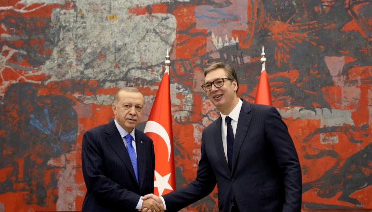 Вучич Ердоган - Вучич и Ердоган на четири очи (СНИМКИ)