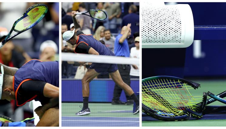 Ник Кириос - Кириос плаща рекордна глоба заради изцепките си на корта в мача с Хачанов на US Open