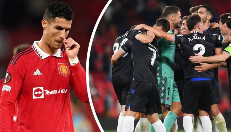 Роналдо Сосиедад - МАНЧЕСТЪР ЮНАЙТЕД ПОСЕЧЕН на „Олд Трафорд“ от Реал Сосиедад, резервите на Арсенал се пребориха за 2:1 в Цюрих в първия кръг в Лига Европа