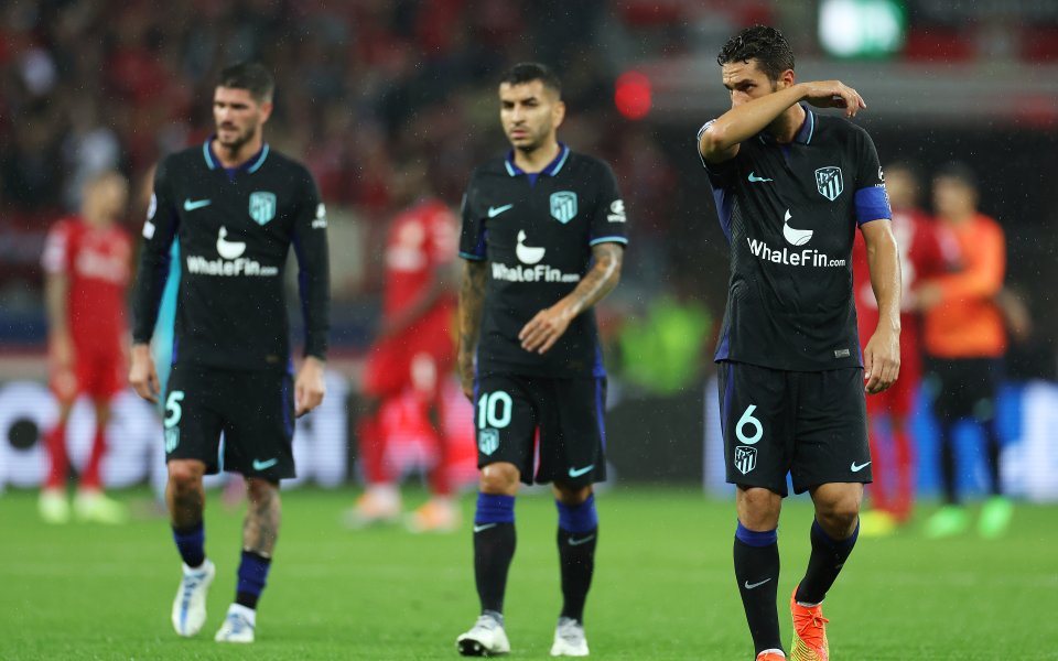 Тимът на Байер Леверкузен победи с 2:0 Атлетико Мадрид в