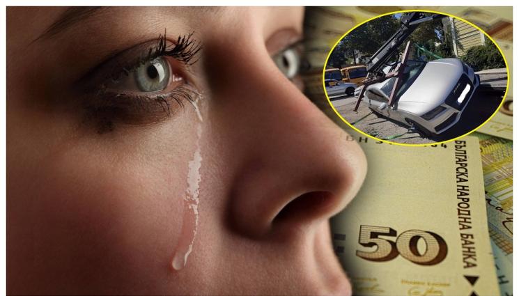 a - И БОГАТИТЕ ПЛАЧАТ: Общински „паяк” потроши тузарско возило в Плевен (СНИМКИ)