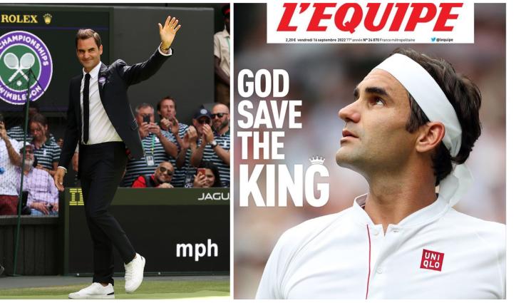 Федерер Екип - Легендата Федерер с решение как спира с тениса