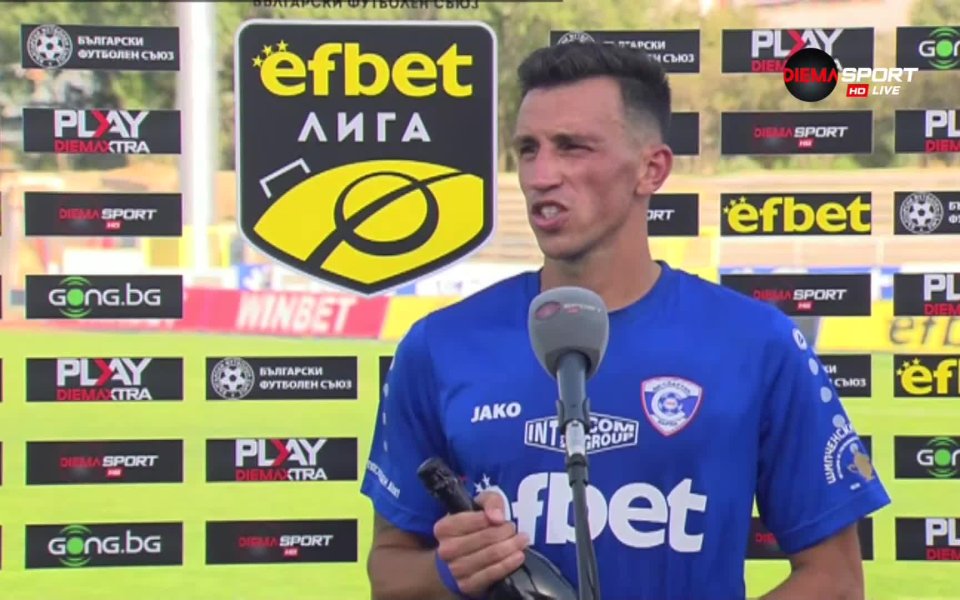 Голмайсторът на Спартак Варна – Румен Руменов, бе изключително доволен