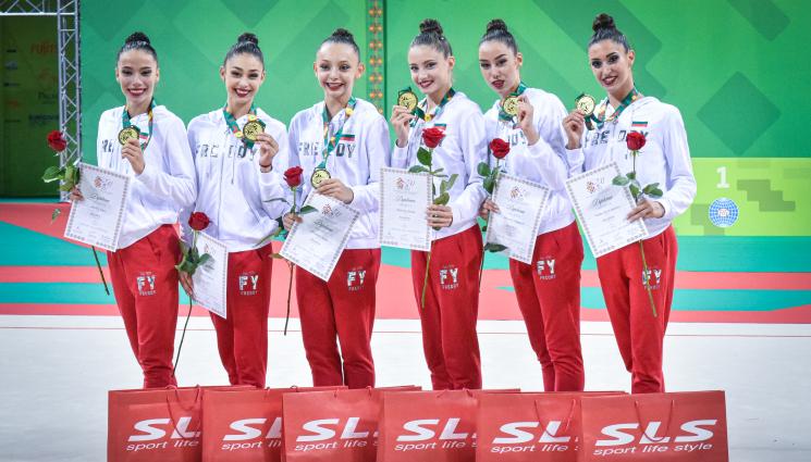 художествена гимнастика - УНИКАЛНО! Новият ансамбъл е на световния връх!