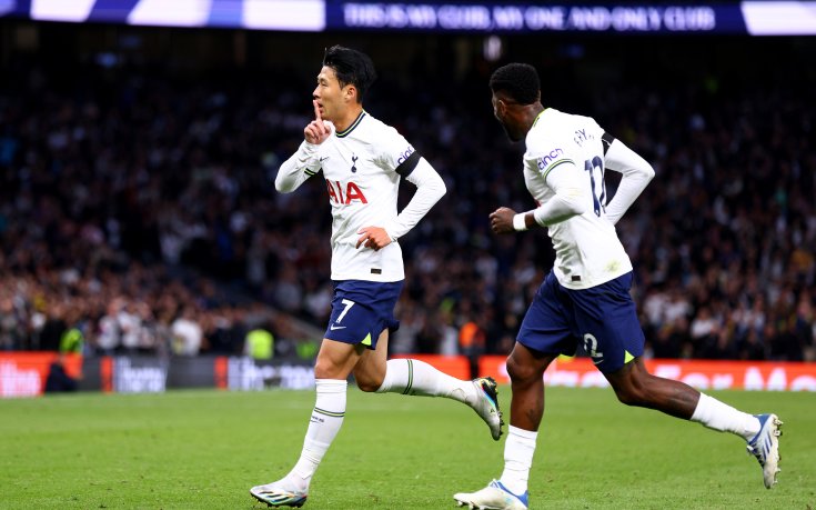 Тотнъм разгроми Лестър, Сон блести с хеттрик