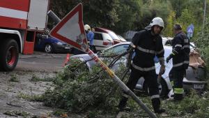След бурята в няколко населени места в Родопите има отнесени