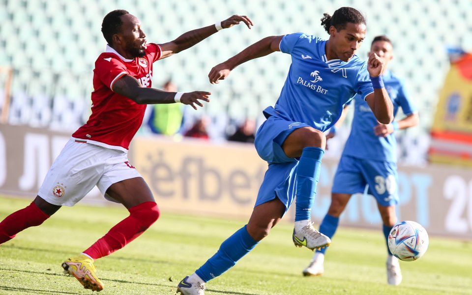 Защитникът на Левски Келиан ван дер Каап, също коментира победата