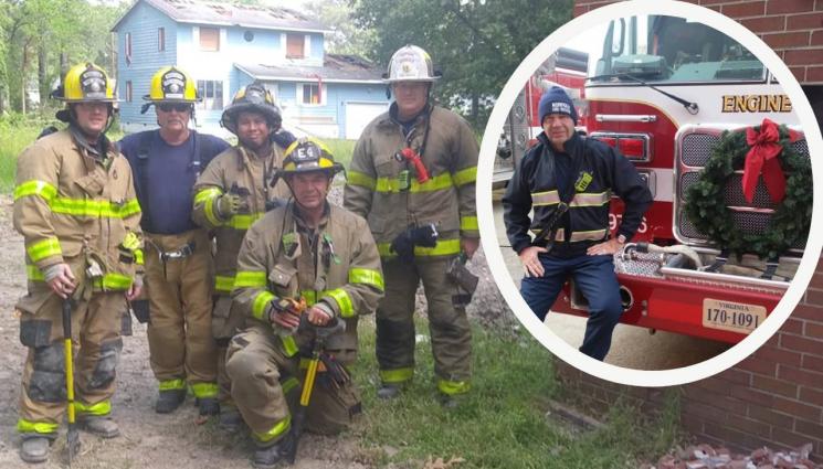 Пожарникарят в Норфолк Георги Андреев - Пожарникарят в Норфолк Георги Андреев пред