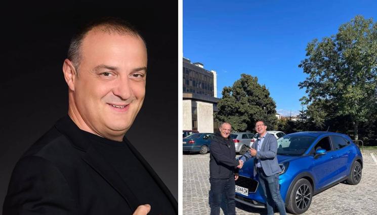 Краси Радков - БЛАГОРОДЕН ЖЕСТ: Краси Радков дари на болница колата си от