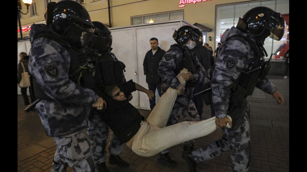 протест Русия
