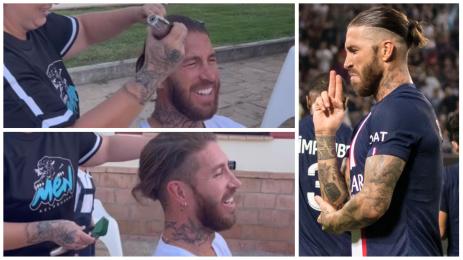 Рамос прическа