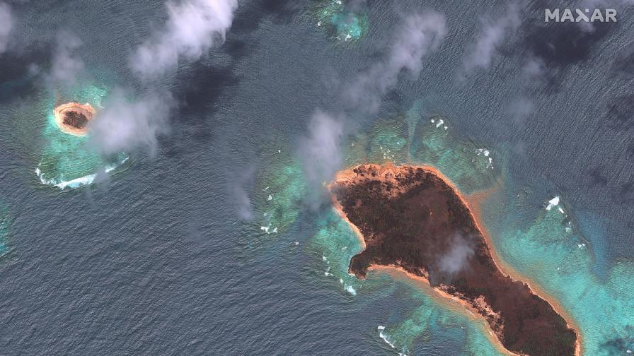 Хунга Тонга-Хунга Хаапаи, изхвърли милиони тонове водна пара високо в атмосфера