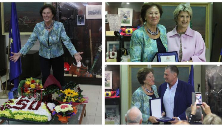 Йорданка Благоева - Легенди на спорта поздравиха Йорданка Благоева с 50-годишния юбилей на световния й рекорд