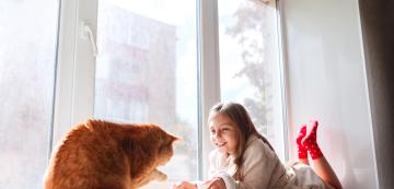 5 съвета да научите децата си да се държат правилно с котка