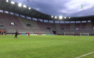 Националите ни тренират преди мача със Северна Македония