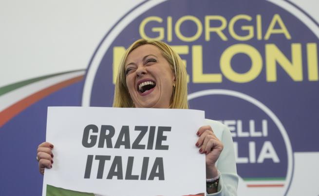 Предварителни резултати: Победа за крайната десница и Джорджа Мелони на изборите в Италия