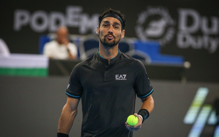 Фабио Фонини приключи с тениса