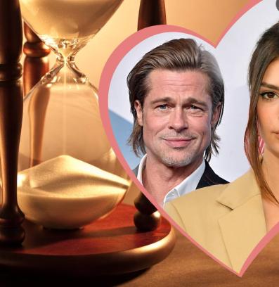 Брад Пит и Емили Ратайковски